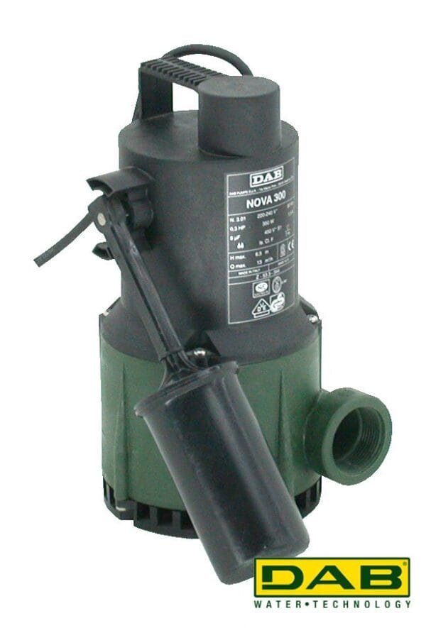 משאבה טבולה DAB verty nova 300 - ריף בריכות שחייה
