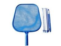 רשת עלים שטוחה עם מוט - ריף בריכות שחייה