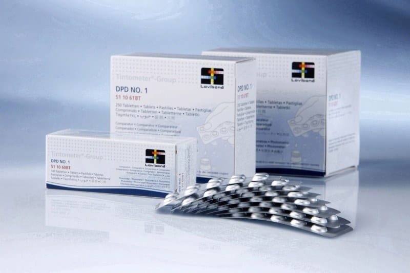 כדורי בדיקה 10 כדורים DPD . PH RED LOVIBOND - ריף בריכות שחייה