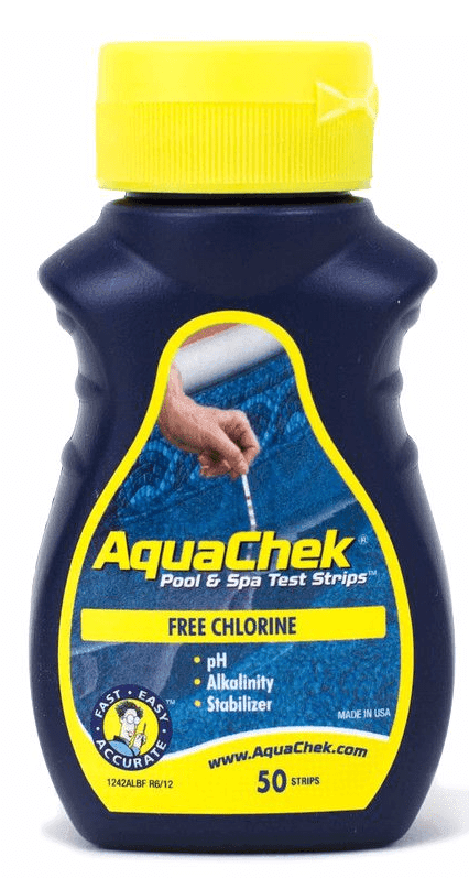 מקלוני בדיקה 50 בדיקות aquachek - ריף בריכות שחייה