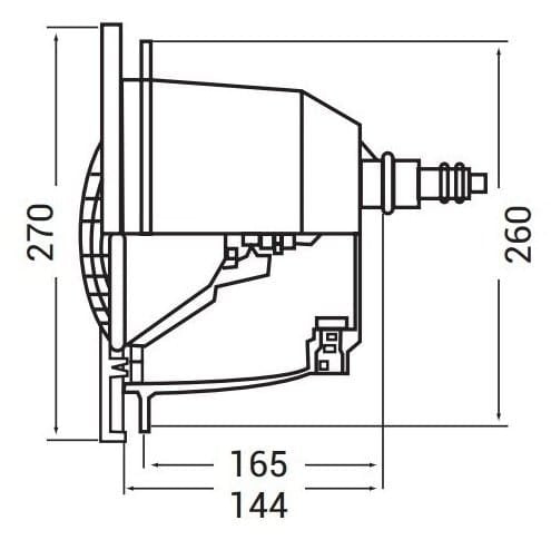 פנס בטון Hayward SP3478 - ריף בריכות שחייה